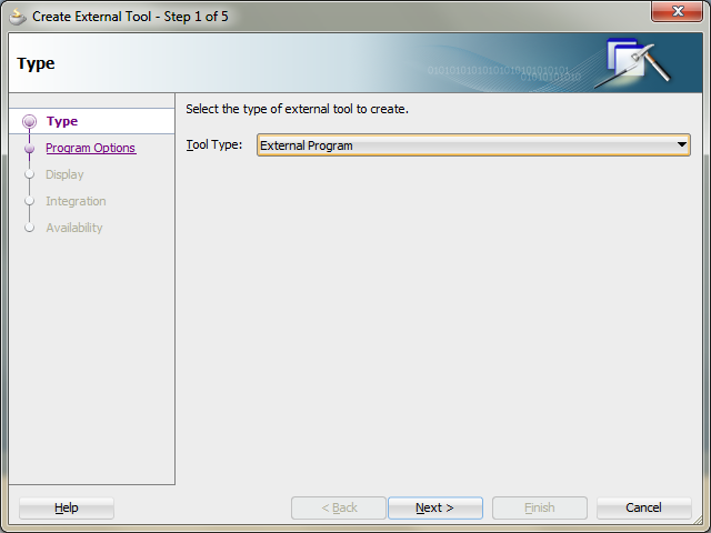 Deploy your ADF Mobile App to a virtual Android device from JDeveloper IDE   Select Tool Type External Program